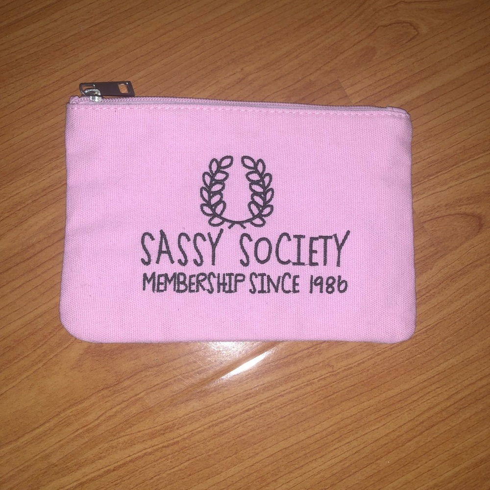 Kitson cosmetic bag